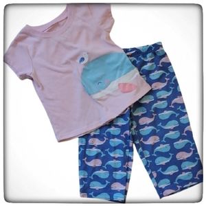 Carter's Whale Pajama Set-18M